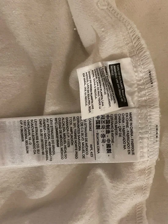 Levi's x Denim Tears Men's Off-White Denim Jacket - Picture 6 of 7